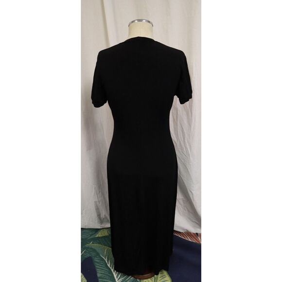 Marian & Maral Knee Length Body Con Fit and Flare Size Medium Short Sleeve (H) - Picture 5 of 7